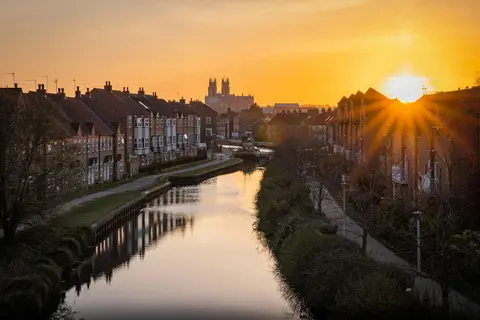 Photo of Beverley, a village in East Riding of Yorkshire, northern England.