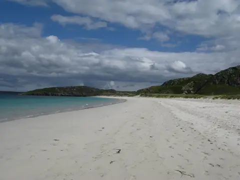 Photo of Reef Beach, a beach near Great Bernera, Na h-Eileanan Siar, the Scottish Highlands and Islands.