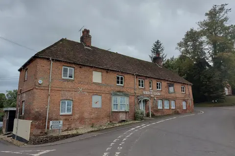 Photo of Wherwell, a village in Hampshire, south east England.