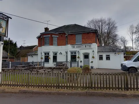 Photo of Chilbolton, a village in Hampshire, south east England.