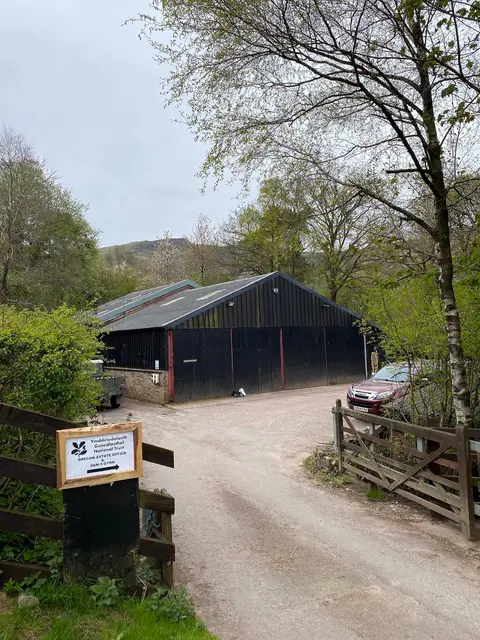 Photo of Dan y Gyrn, a country estate near Libanus in Bannau Brycheiniog, the Powys, mid Wales.