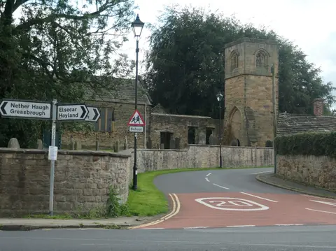 Photo of Holy Trinity Old Church, Wentworth, a church in South Yorkshire, northern England.