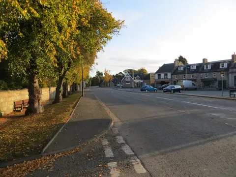 Photo of Aboyne, a village in Aberdeenshire, north east Scotland.