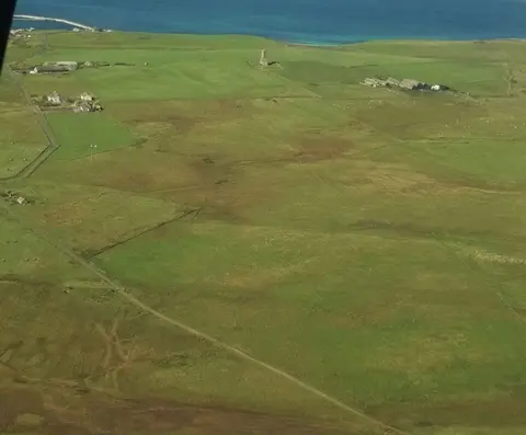 Photo of Egilsay, an island in the Orkney Islands, the Scottish Highlands and Islands.