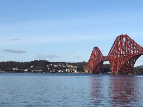Photo of Forth Bridge Viewpoint, a landmark near North Queensferry, Fife, central Scotland.
