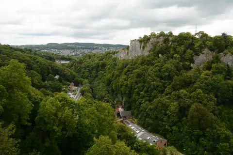 Photo of Matlock Parks Country Park, a country park near Matlock Bath, Derbyshire, central England.