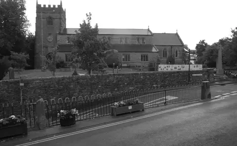 Photo of Ingleton, a village in North Yorkshire, northern England.