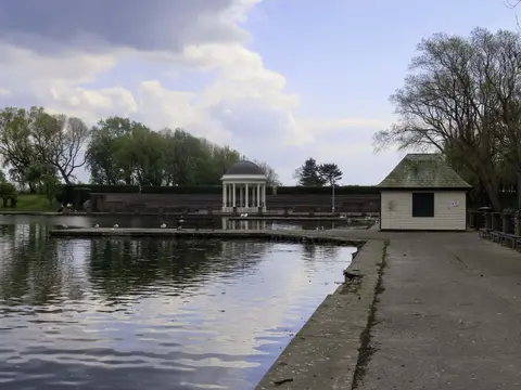 Photo of Stanley Park, Blackpool, a Grade II* registered house & garden in Lancashire, north west England.
