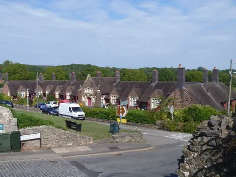 Photo of Caerwent, a village in Monmouthshire, south east Wales.
