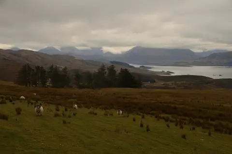 Photo of the Isle of Raasay, an island in Highland, the Scottish Highlands and Islands.