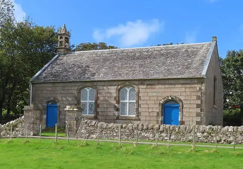 Photo of Iona Parish Church, a church near Baile Mòr, Argyll and Bute, the Scottish Highlands and Islands.