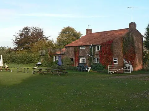 Photo of The Reindeer Inn, a gastropub near Hoveringham, Nottinghamshire, central England.