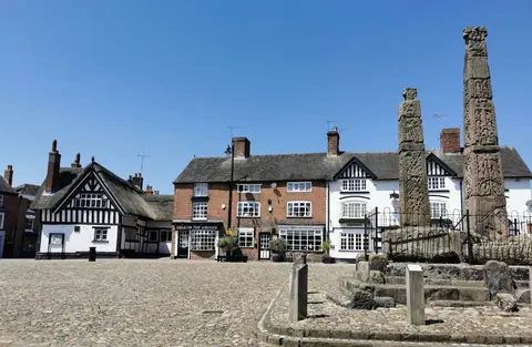 Photo of Sandbach, a village in Cheshire, north west England.