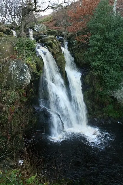 Photo of Valley of Desolation, a waterfall near Appletreewick in the Yorkshire Dales, North Yorkshire, northern England.