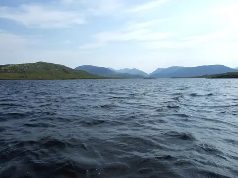 Photo of Loch Langavat, a loch near Balallan, Na h-Eileanan Siar, the Scottish Highlands and Islands.
