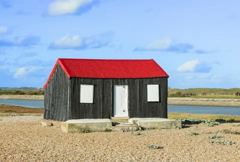 Photo of Rye Harbour, a Site of Special Scientific Interest in East Sussex, south east England.