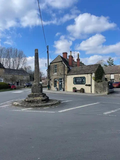 Photo of Ashton Keynes, a village in Wiltshire, south west England.