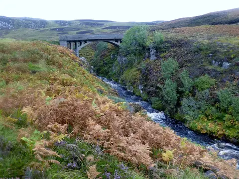 Photo: Bridge to Nowhere, a viewpoint near North Tolsta, Na h-Eileanan Siar, the Scottish Highlands and Islands.