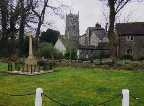 Photo of Bolton-by-Bowland, a village in the Forest of Bowland, Lancashire, north west England.