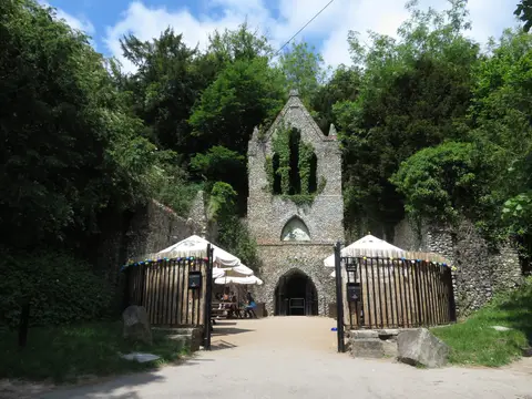 Photo of Hellfire Caves, a cave near West Wycombe in the Chilterns, Buckinghamshire, south east England.