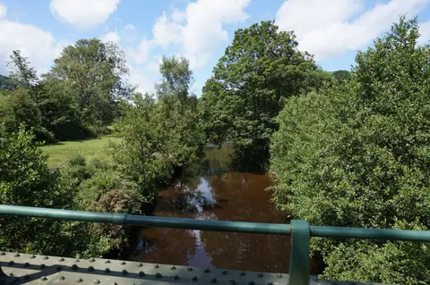 Photo of the River Derwent, a 72-mile river running from North York Moors to River Ouse at Barmby, northern England.