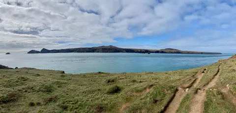 Photo of Ramsey Island, an island in Pembrokeshire, south west Wales.