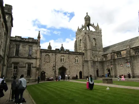Photo of King's College Chapel, a church in Aberdeen, north east Scotland.