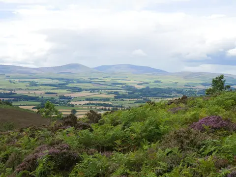 Photo: The Cheviot, an 816m hill near Kirk Yetholm, Northumberland, north east England.