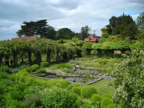 Photo of Waltham Place Garden, a garden near White Waltham, Berkshire, south east England.