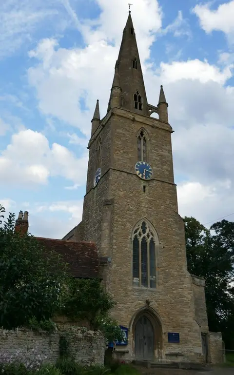 Photo of Harrold, a village in Bedfordshire, eastern England.