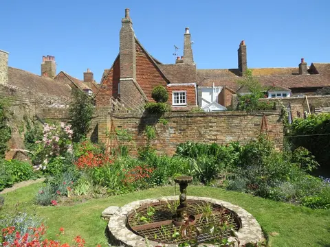 Photo of Lamb House, a house & garden near Rye, East Sussex, south east England.