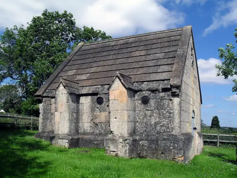 Photo of North Hinksey Conduit House, a landmark in Oxfordshire, south east England.