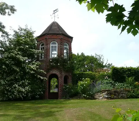 Photo of Penpergwm Lodge Garden, a garden near Abergavenny, Monmouthshire, south east Wales.