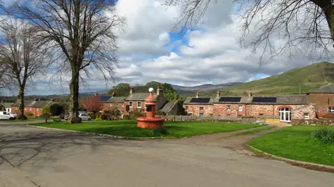 Photo of Dufton, a village in the North Pennines, Cumbria, north west England.