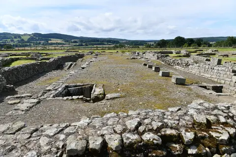 Photo of Corbridge Roman Town, a Roman town in Northumberland, north east England.