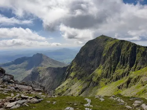 Photo: Yr Wyddfa, a 1,085m hill near Beddgelert in Eryri, Gwynedd, north Wales.