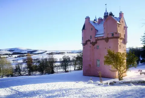 Photo of Craigievar Castle, a tower house near Alford (Alford), Aberdeenshire, north east Scotland.