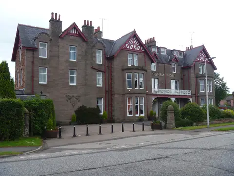 Photo of Glenesk Hotel, a pub near Edzell, the Angus, north east Scotland.