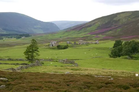 Photo of Glen Esk, a visitor attraction near Edzell, Aberdeenshire, north east Scotland.