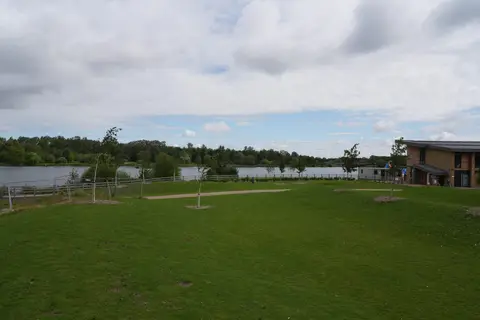 Photo of Willen Lake, a Lake near Milton Keynes, Buckinghamshire, south east England.