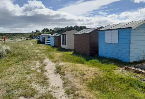 Photo of Hopeman Beach and Bathing Huts, a beach in Moray, the Scottish Highlands and Islands.