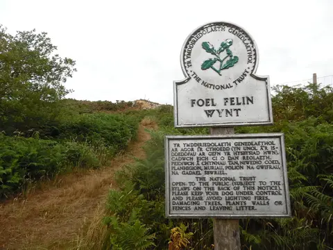 Photo of Foel Felin Wynt, a country estate near Llanbedrog, Gwynedd, north Wales.