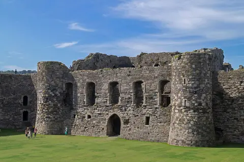 Photo of Beaumaris, a village in Anglesey, north Wales.