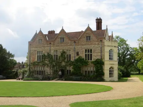 Photo of Greys Court, a ruined castle near Henley-on-Thames in the Chilterns, Oxfordshire, south east England.