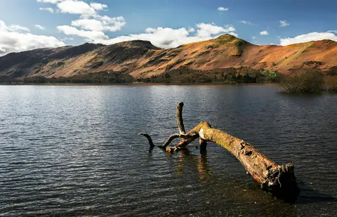 Photo of Derwentwater, a Lake near Grange-in-Borrowdale in the Lake District, Cumbria, north west England.