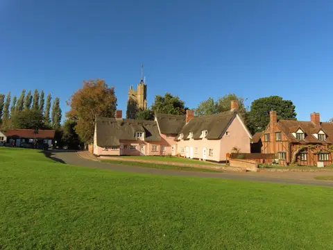 Photo of Cavendish, a village in Suffolk, eastern England.