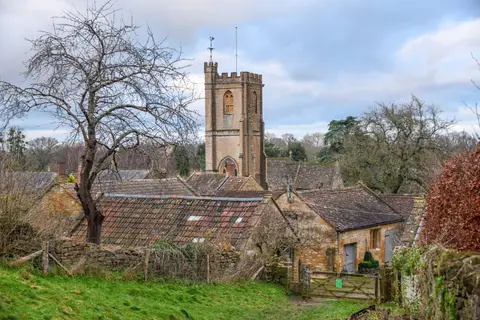 Photo of Montacute, a village in Somerset, south west England.