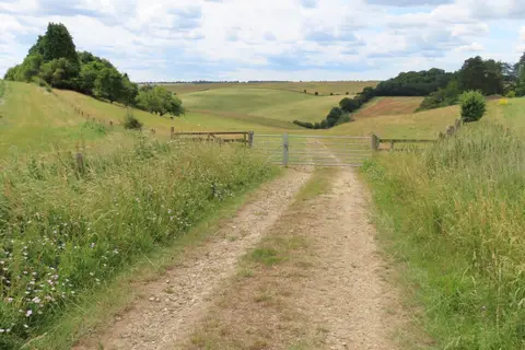 Photo along the Diamond Way, a 65-mile long-distance path in south west England.
