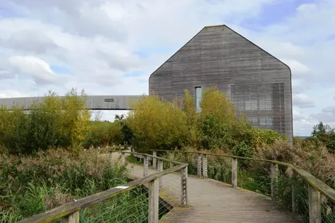 Photo of Welney Wetland Centre, a nature reserve in Norfolk, eastern England.