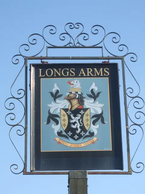 Photo of Longs Arms, a gastropub near South Wraxall, Wiltshire, south west England.